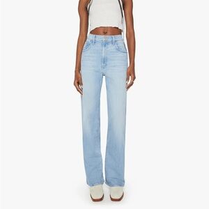 Mother denim High Waisted Spinner Zip Heel in Norway Dude